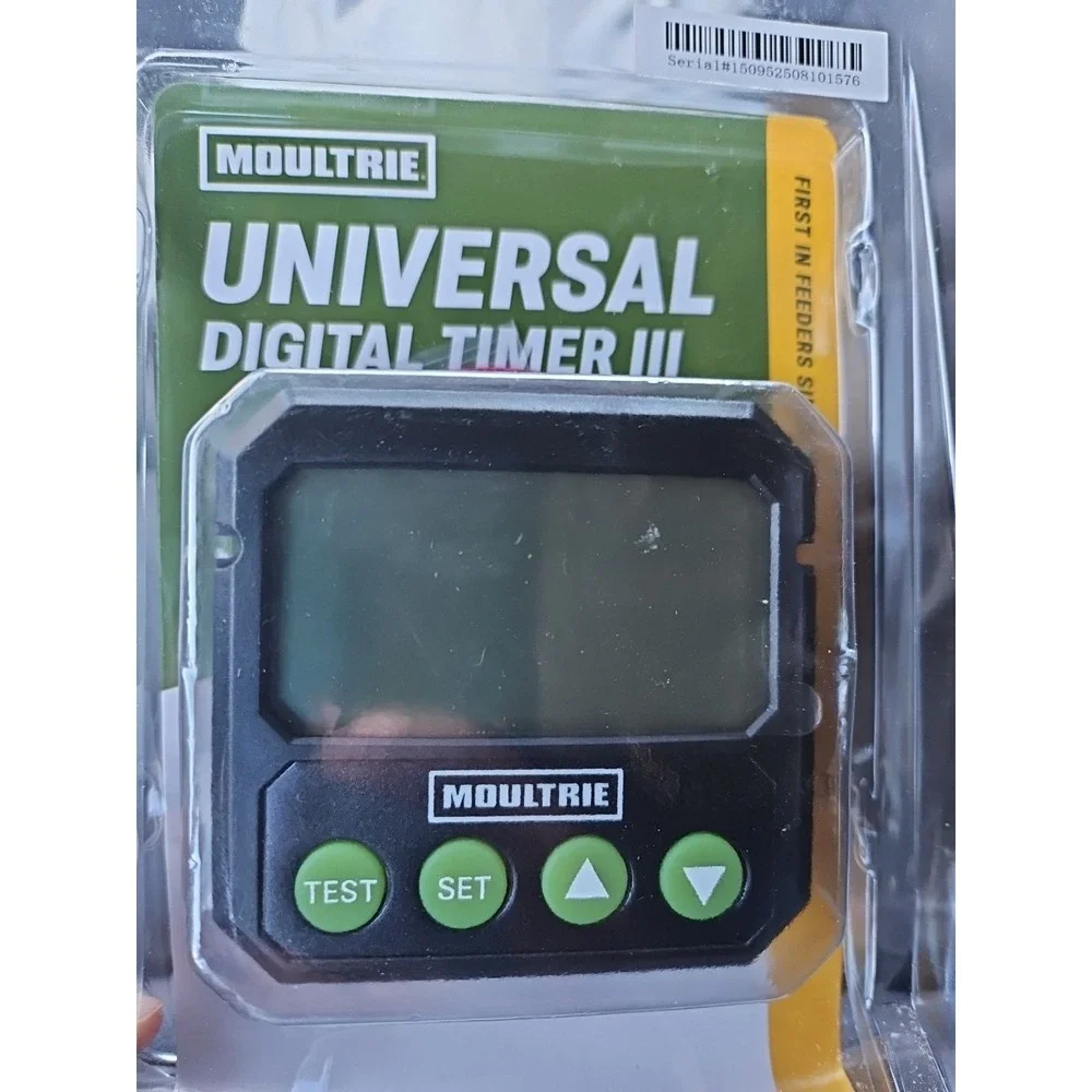 Moultrie Universal Digital Timer III Deer Feeder Timer, Bluetooth, 10 Feeds